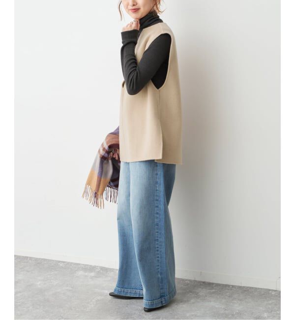 Spick and Span「《追加》リブタートルニット」|ニット・セーター|