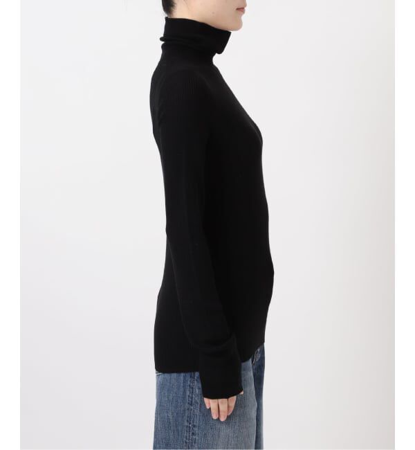 Spick and Span「《追加》リブタートルニット」|ニット・セーター|