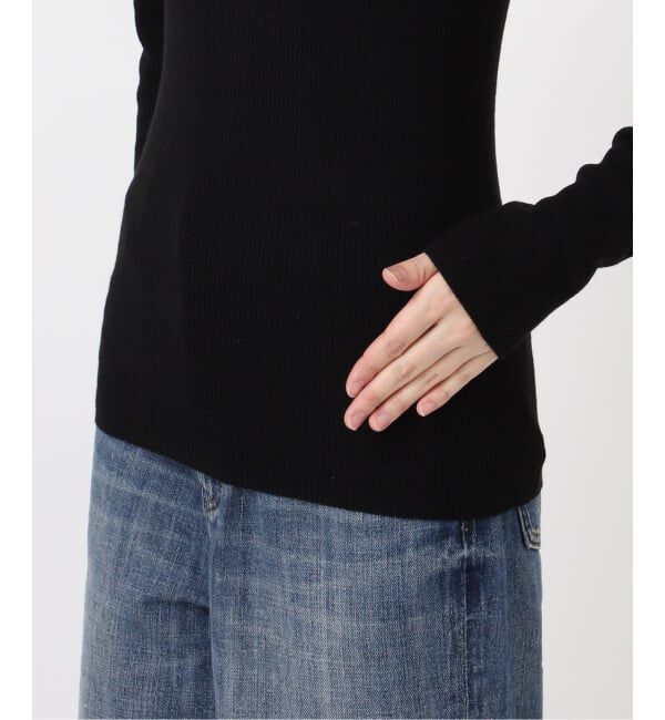 Spick and Span「《追加》リブタートルニット」|ニット・セーター|