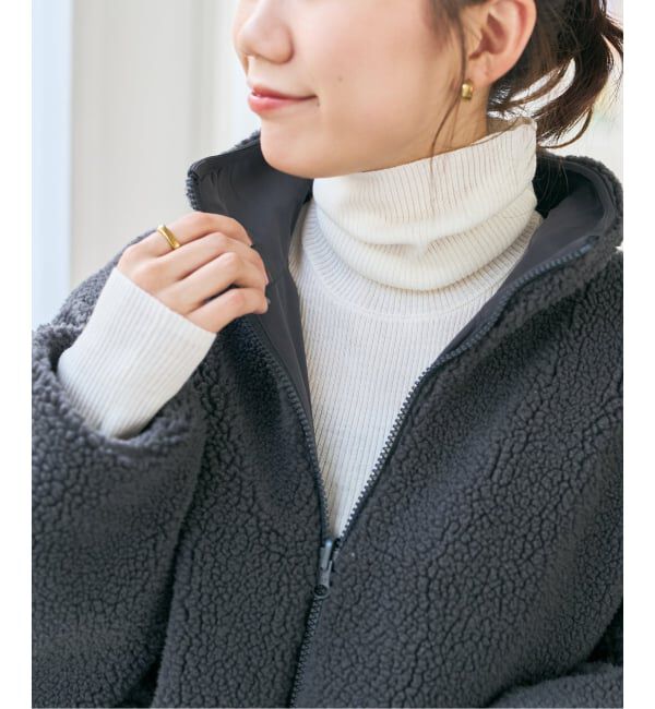 Spick and Span「《追加》リブタートルニット」|ニット・セーター|ホワイト