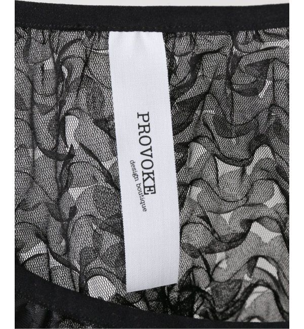  「【洗える】PROVOKE/プロヴォーク ペタルモチーフプルオーバー」|シャツ・ブラウス|