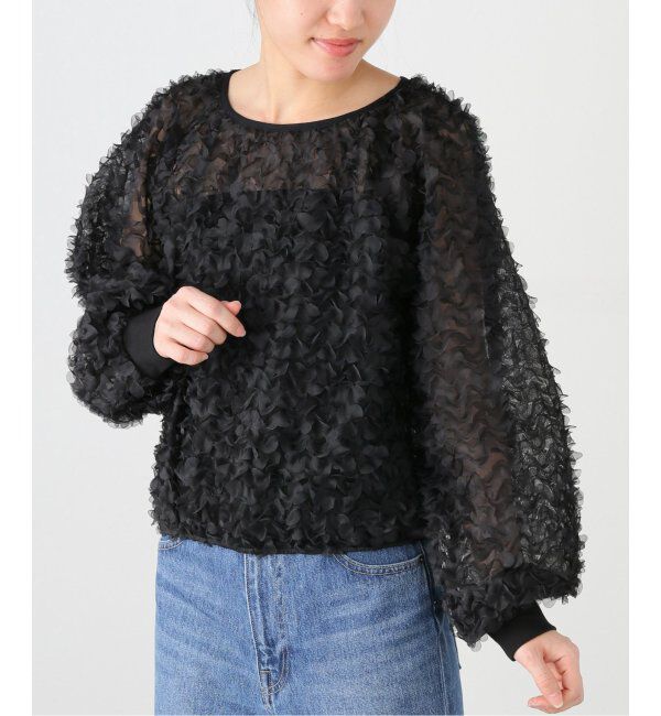  「【洗える】PROVOKE/プロヴォーク ペタルモチーフプルオーバー」|シャツ・ブラウス|