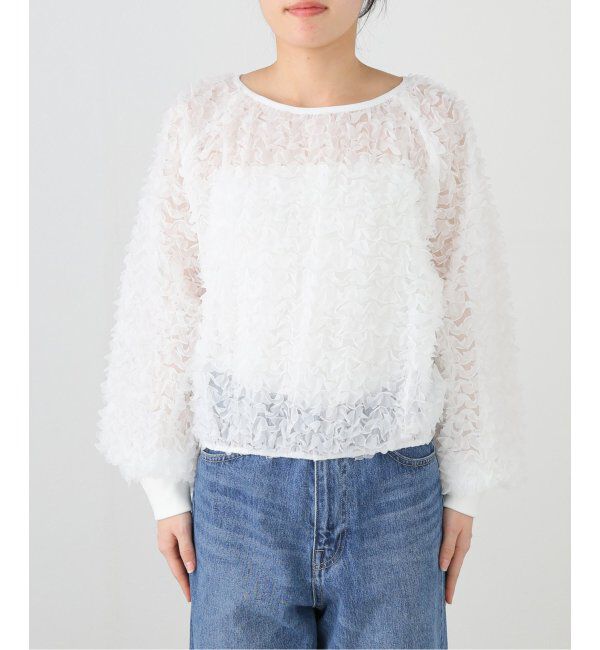  「【洗える】PROVOKE/プロヴォーク ペタルモチーフプルオーバー」|シャツ・ブラウス|