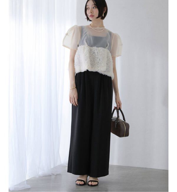  「セットアップパンツドレス」|ドレス|