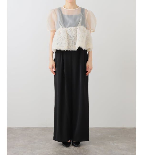  「セットアップパンツドレス」|ドレス|