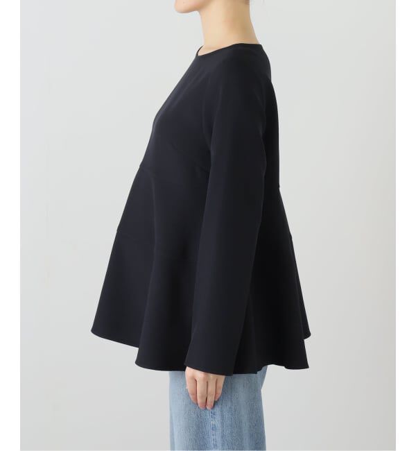 「【洗える】チュニックフレアブラウス」|シャツ・ブラウス|