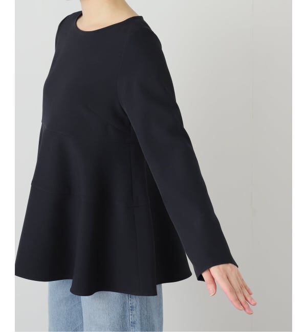  「【洗える】チュニックフレアブラウス」|シャツ・ブラウス|