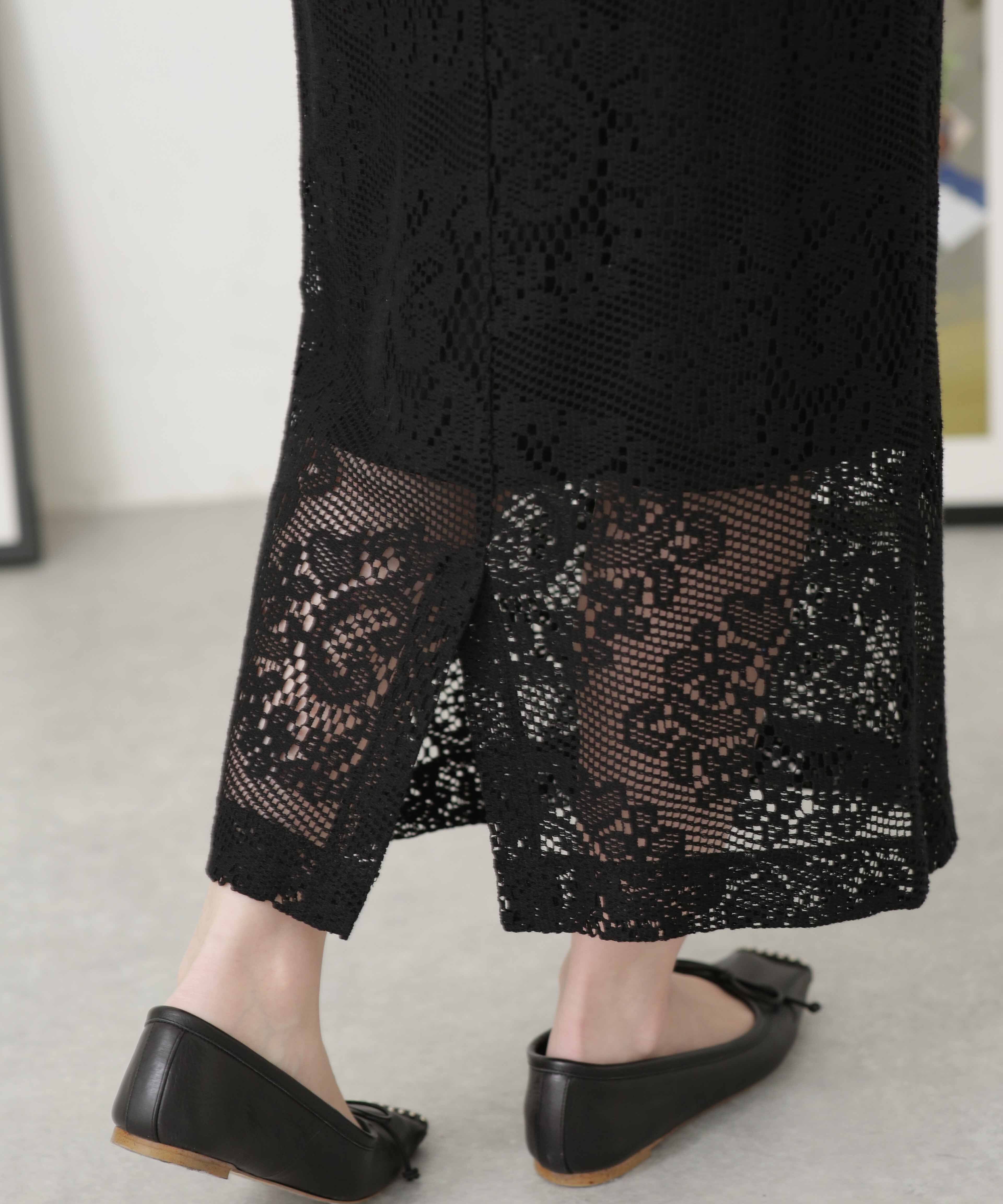 nano･universe「LB.04/レースタイトスカート」|スカート|