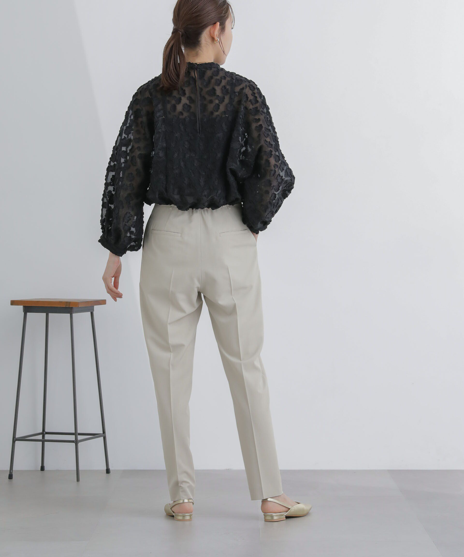 nano･universe「ﾗｲﾄﾌｧﾝｸｼｮﾝ ﾍﾞﾙﾄ付きﾀｯｸﾃｰﾊﾟｰﾄﾞﾊﾟﾝﾂ(ｾｯ  」|スラックス|