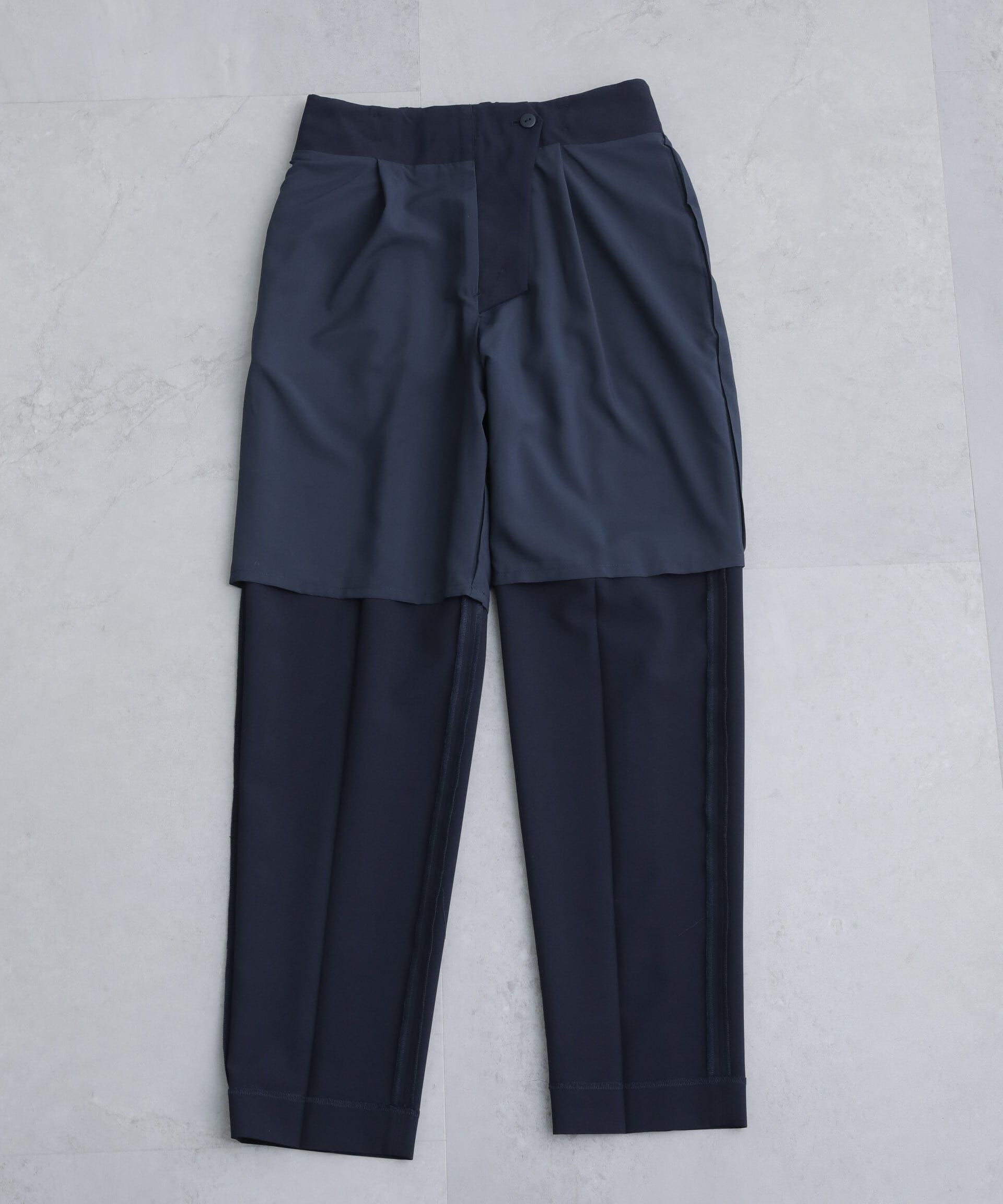 nano･universe「ﾗｲﾄﾌｧﾝｸｼｮﾝ ﾍﾞﾙﾄ付きﾀｯｸﾃｰﾊﾟｰﾄﾞﾊﾟﾝﾂ(ｾｯ  」|スラックス|