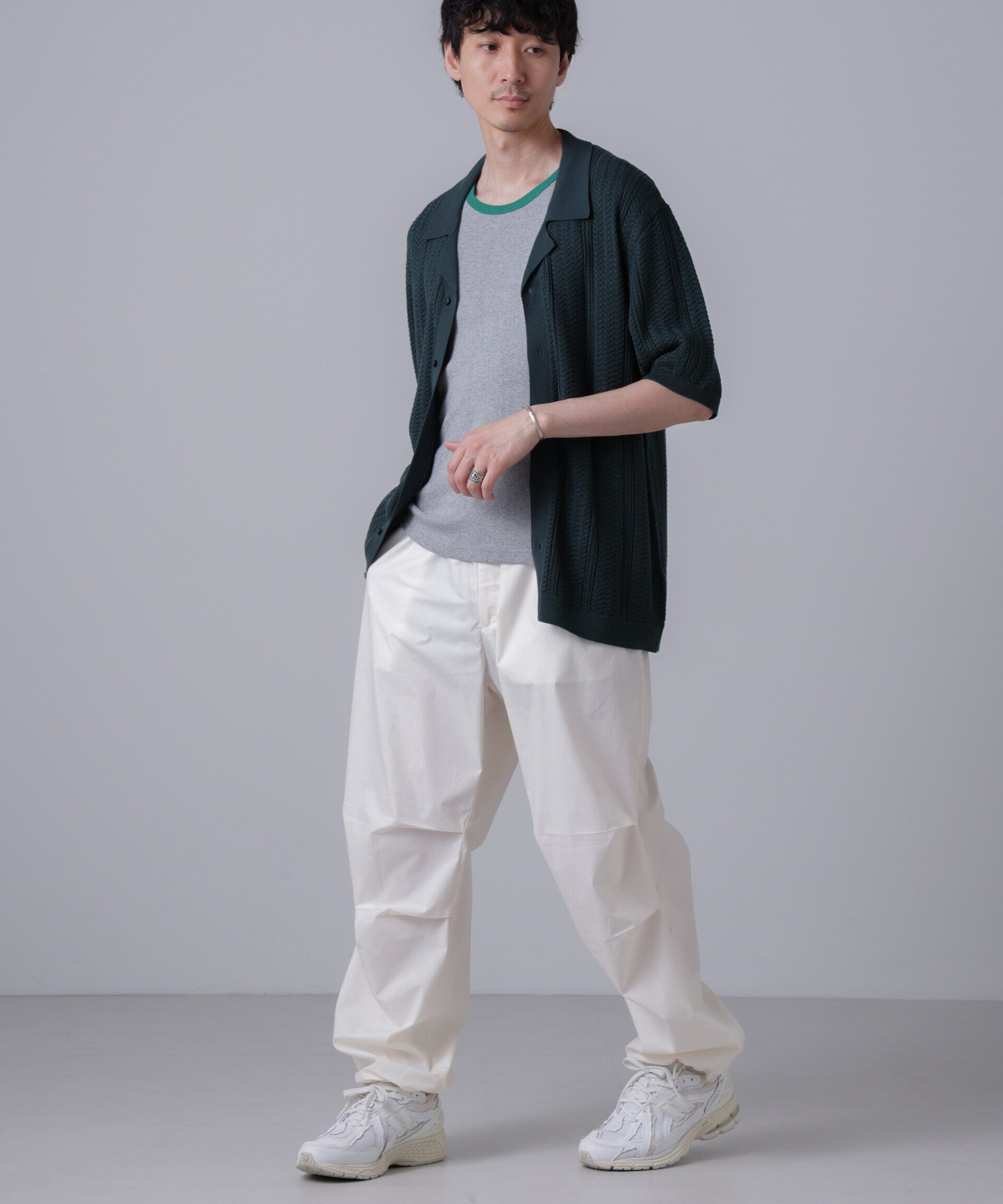 nano･universe「「NJ/CLUB」PARKSTOCK MILLER別注 パネルリブタンクトップ」|Tシャツ・カットソー|