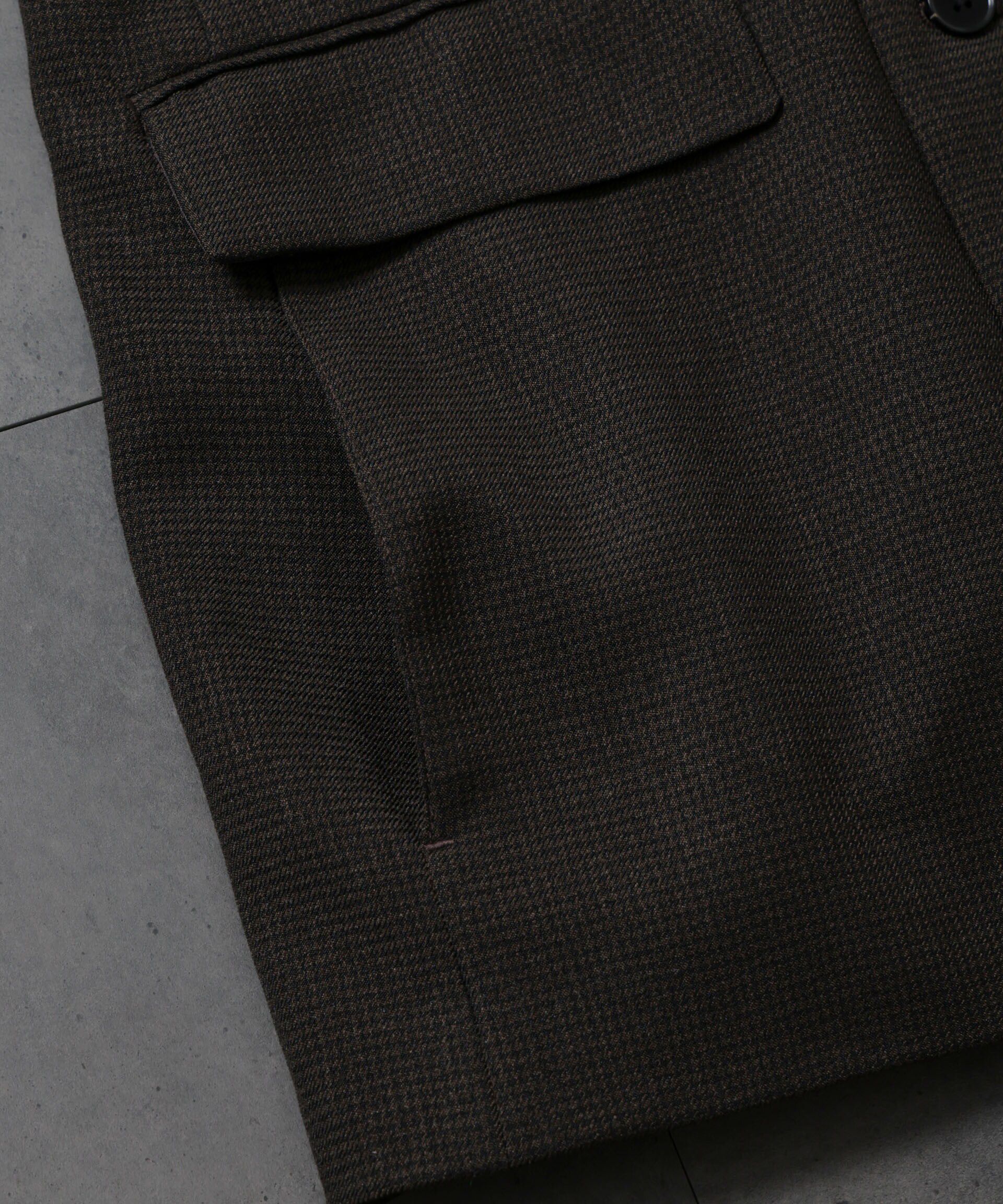 NANO universe「HOTEL PALACE(ｵﾃﾙﾊﾟﾗｽ)ﾌﾞﾗｯｼｭﾄﾞﾊｳﾝﾄﾞﾄｩｰｽﾀﾞﾌﾞ  」|テーラードジャケット|