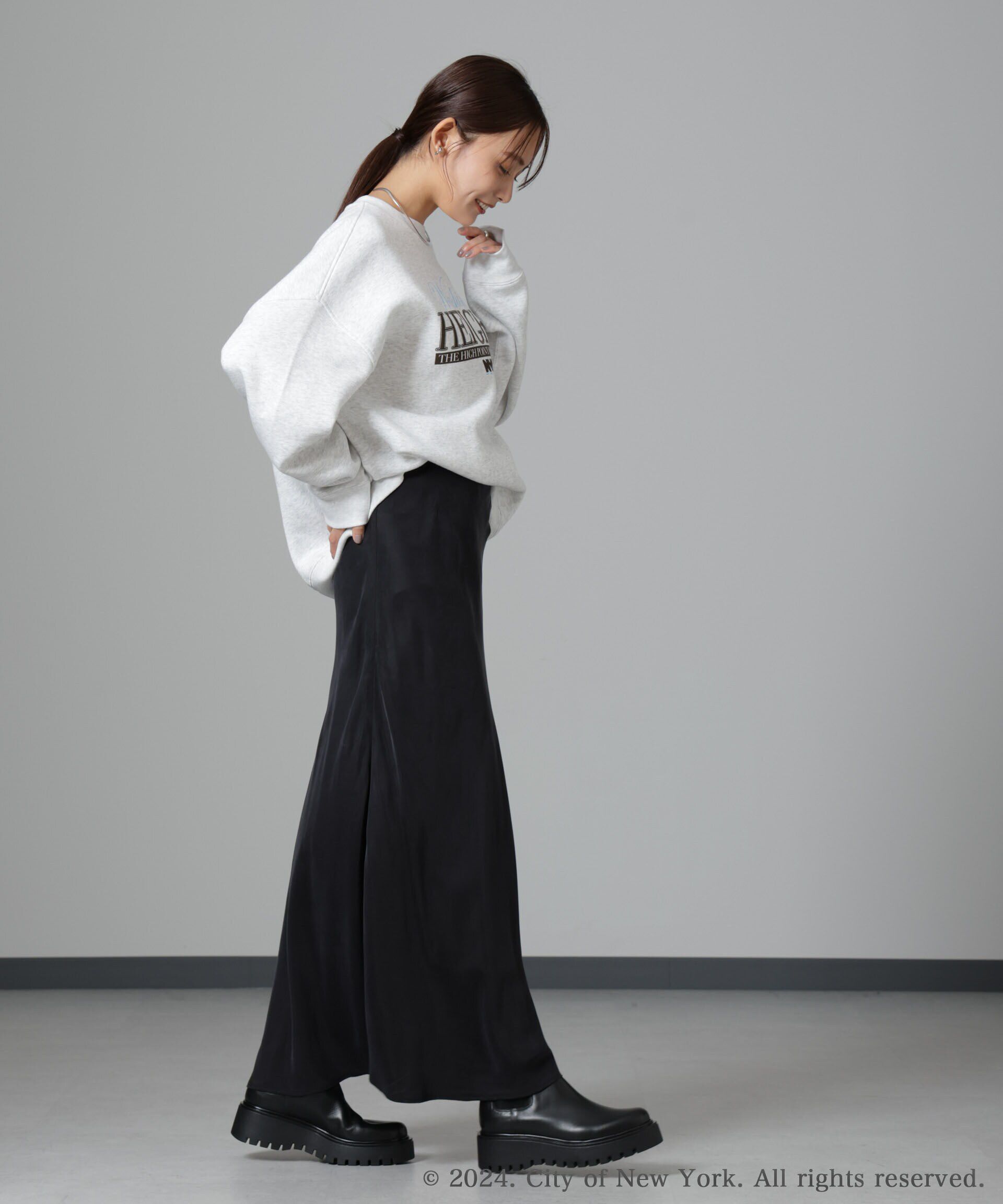 nano･universe「GOOD ROCK SPEED/NYC プリント 裏毛プルオーバー」|Tシャツ・カットソー|