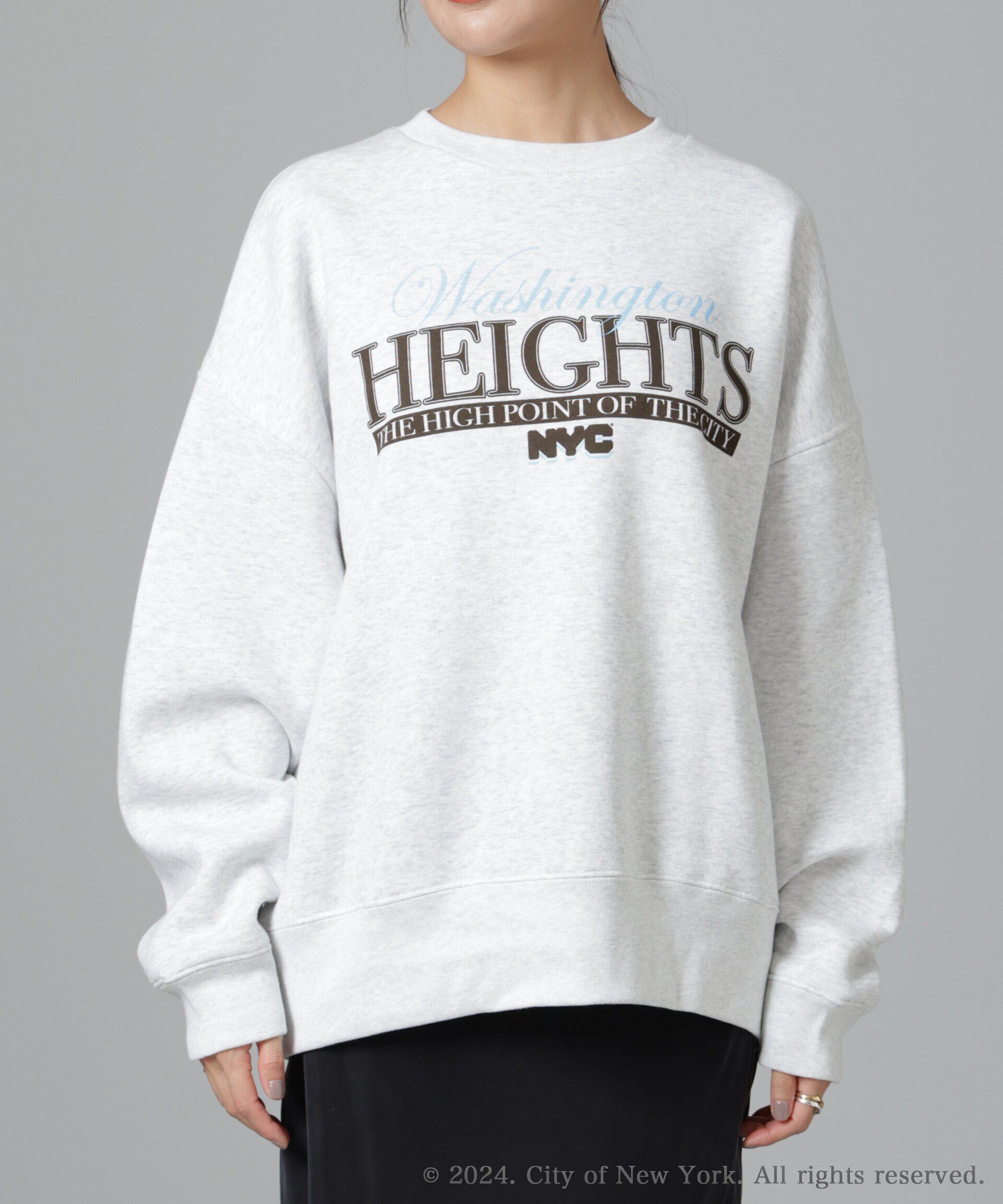 nano･universe「GOOD ROCK SPEED/NYC プリント 裏毛プルオーバー」|Tシャツ・カットソー|