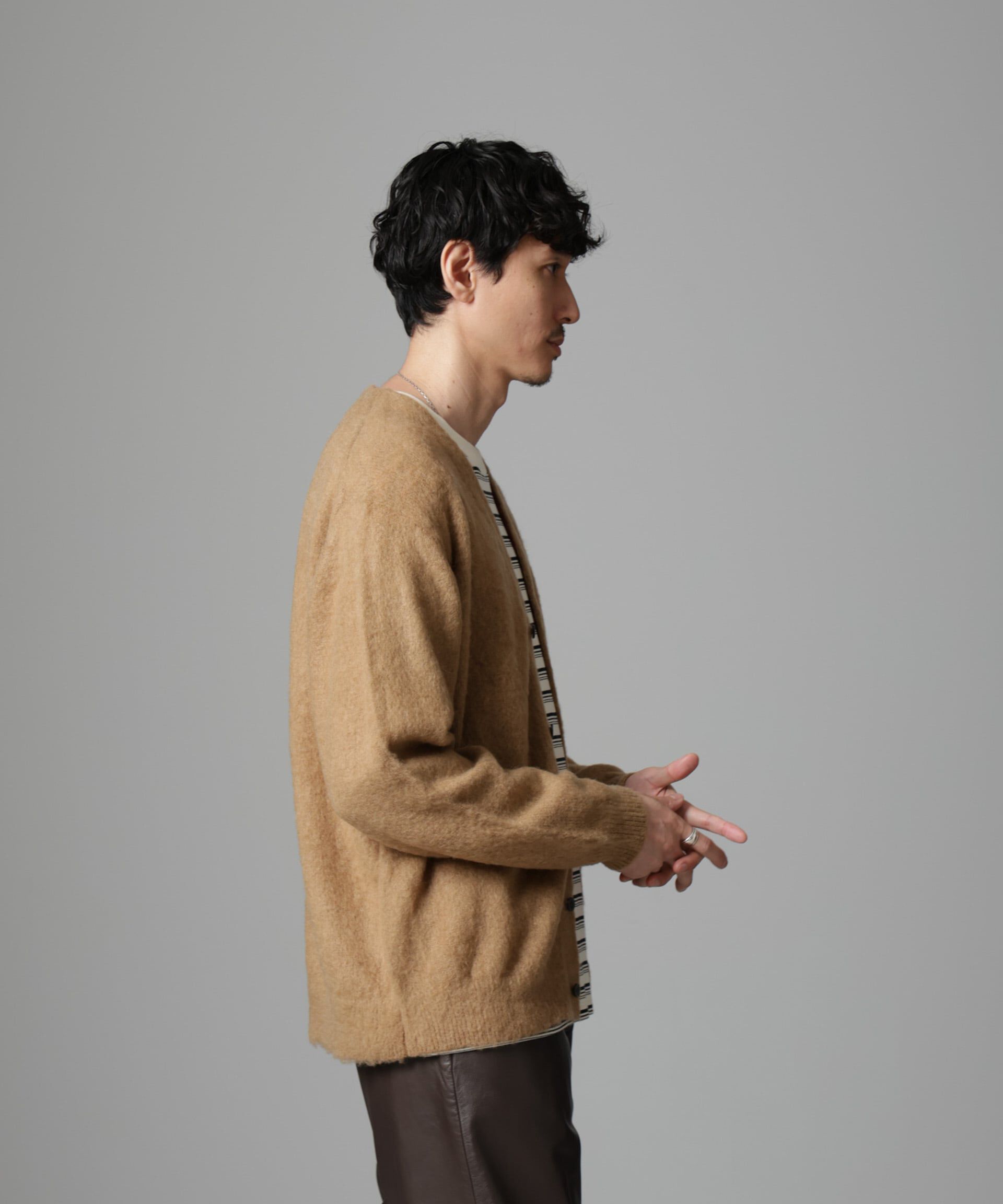 nano･universe「モヘヤブレンド起毛カーディガン」|ニット・セーター|