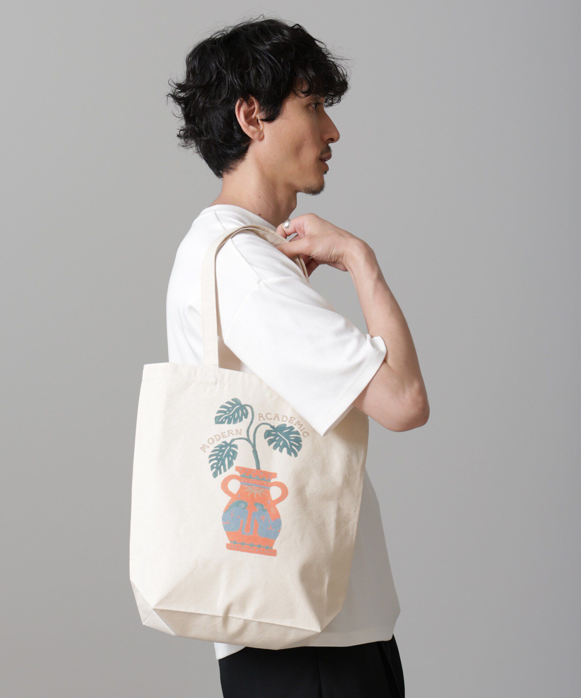 NANO universe「｢Toyameg｣modern academic POTTERYトートバッグ」|ショルダー・メッセンジャー|