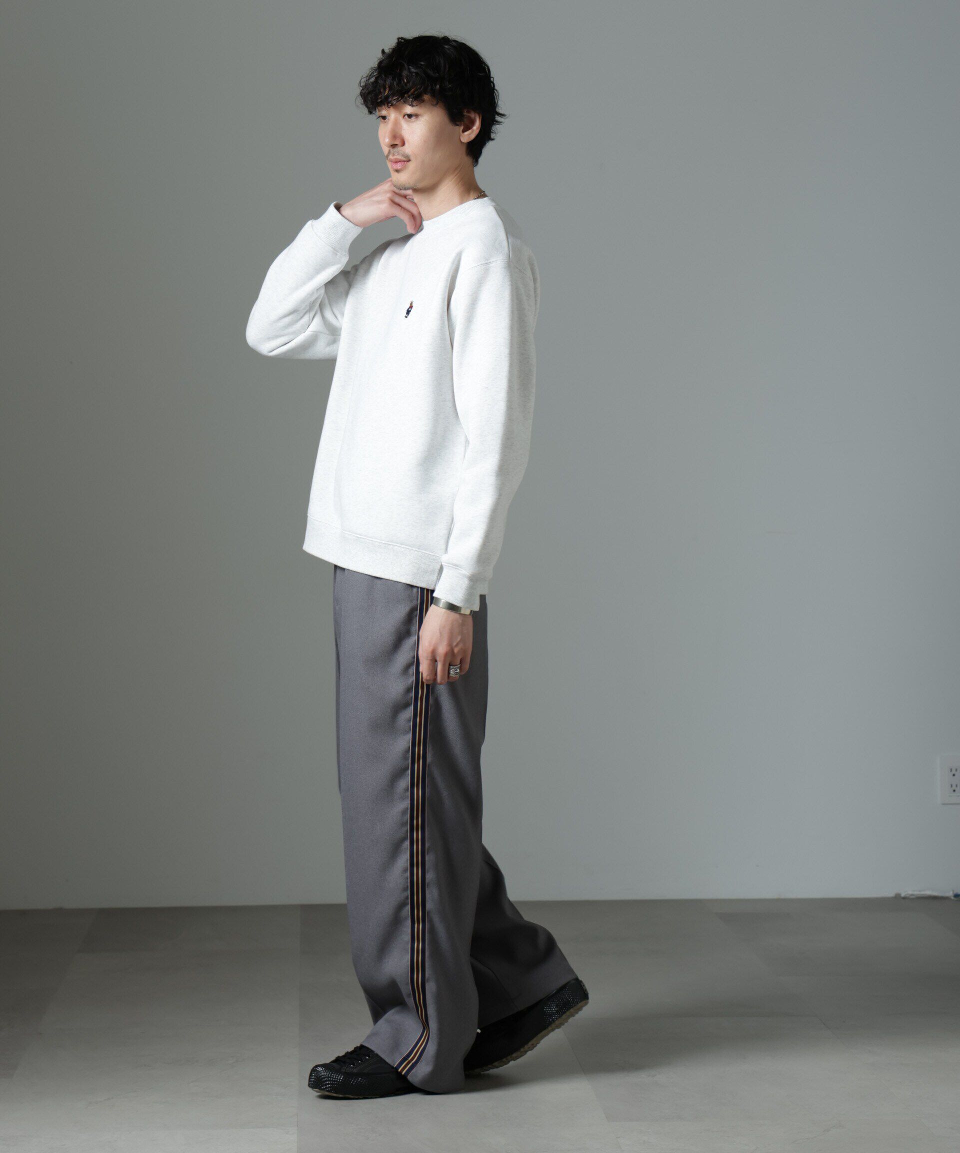 nano･universe「ナノベア 裏起毛スウェット 長袖 2」|Tシャツ・カットソー|