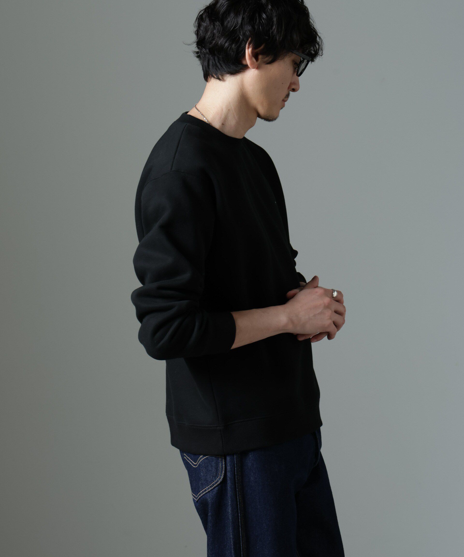 nano･universe「ナノベア 裏起毛スウェット 長袖 2」|Tシャツ・カットソー|