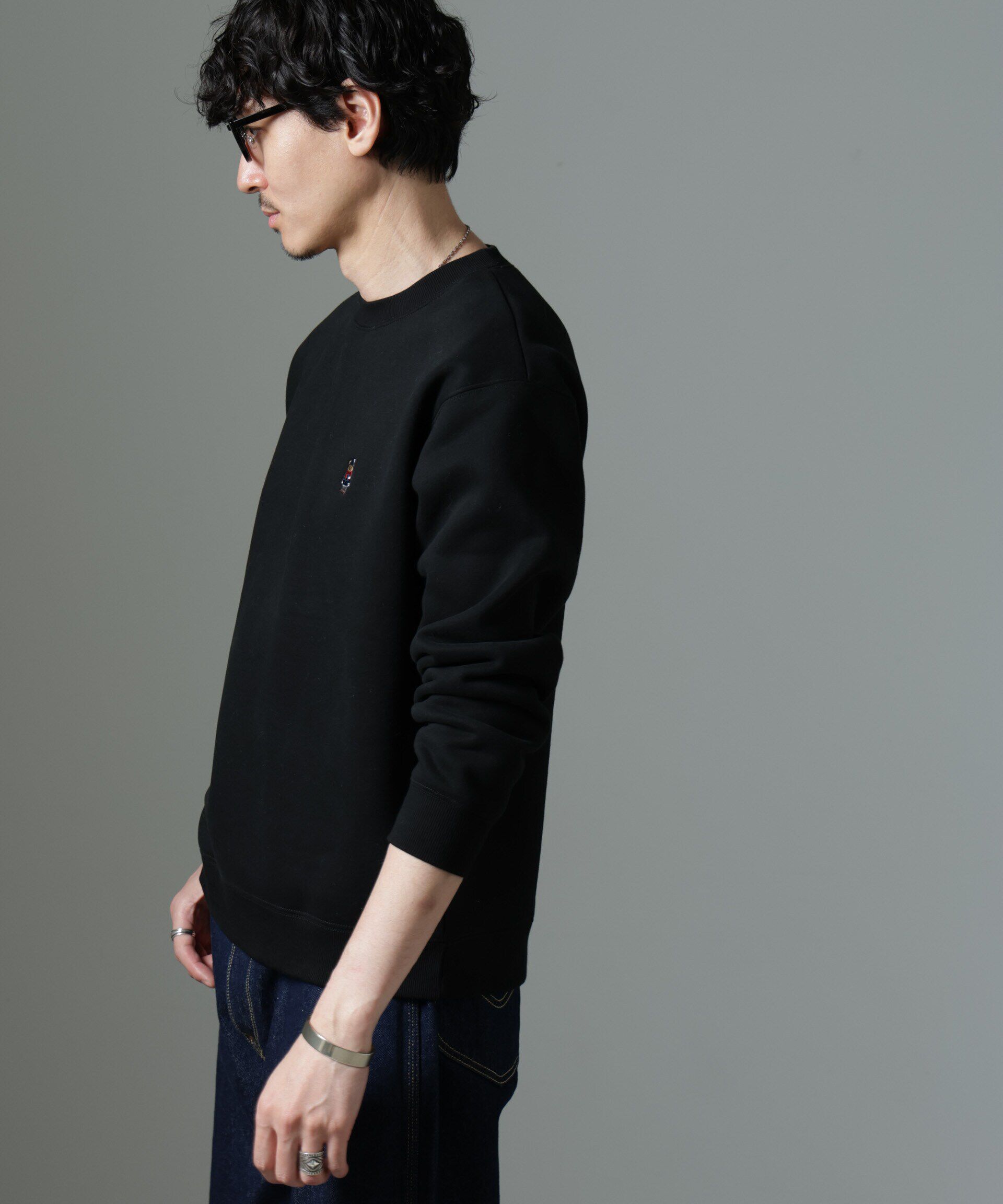 nano･universe「ナノベア 裏起毛スウェット 長袖 2」|Tシャツ・カットソー|