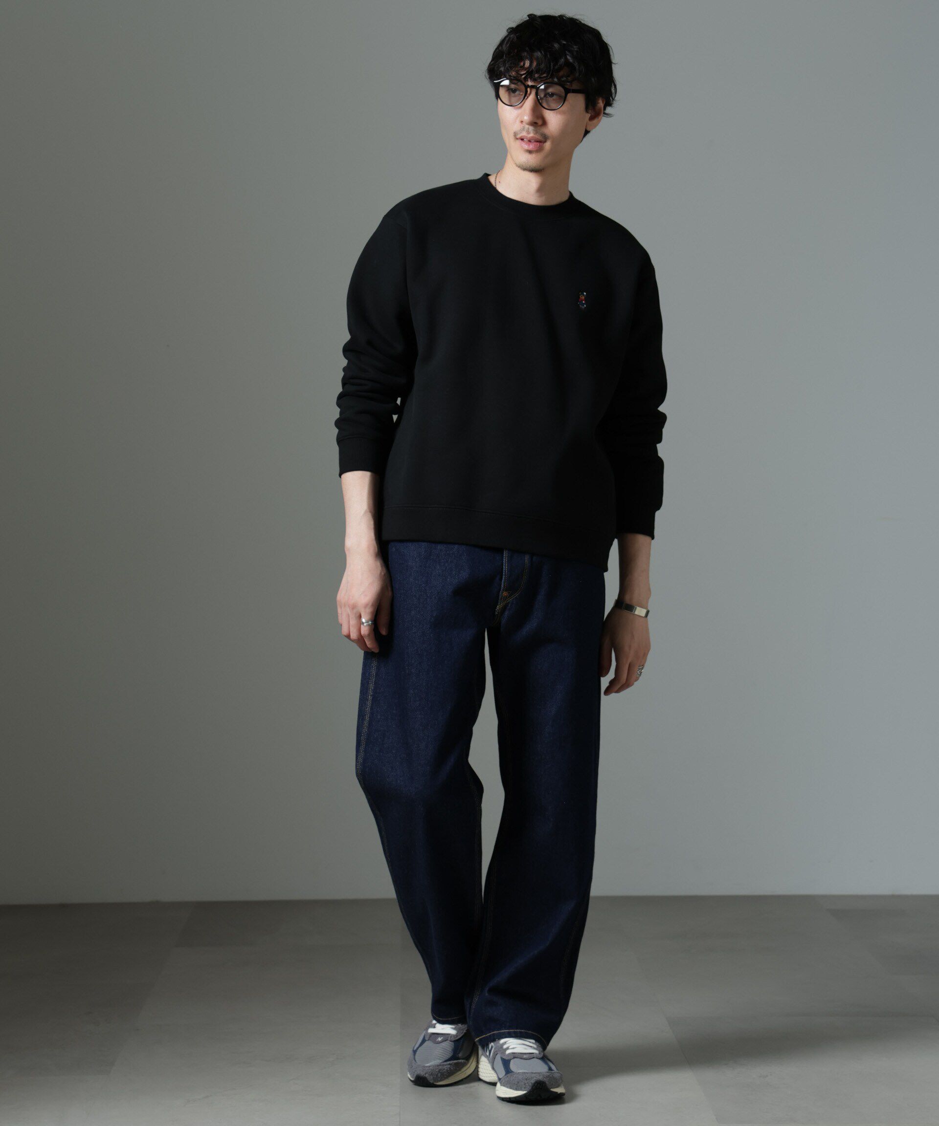 nano･universe「ナノベア 裏起毛スウェット 長袖 2」|Tシャツ・カットソー|