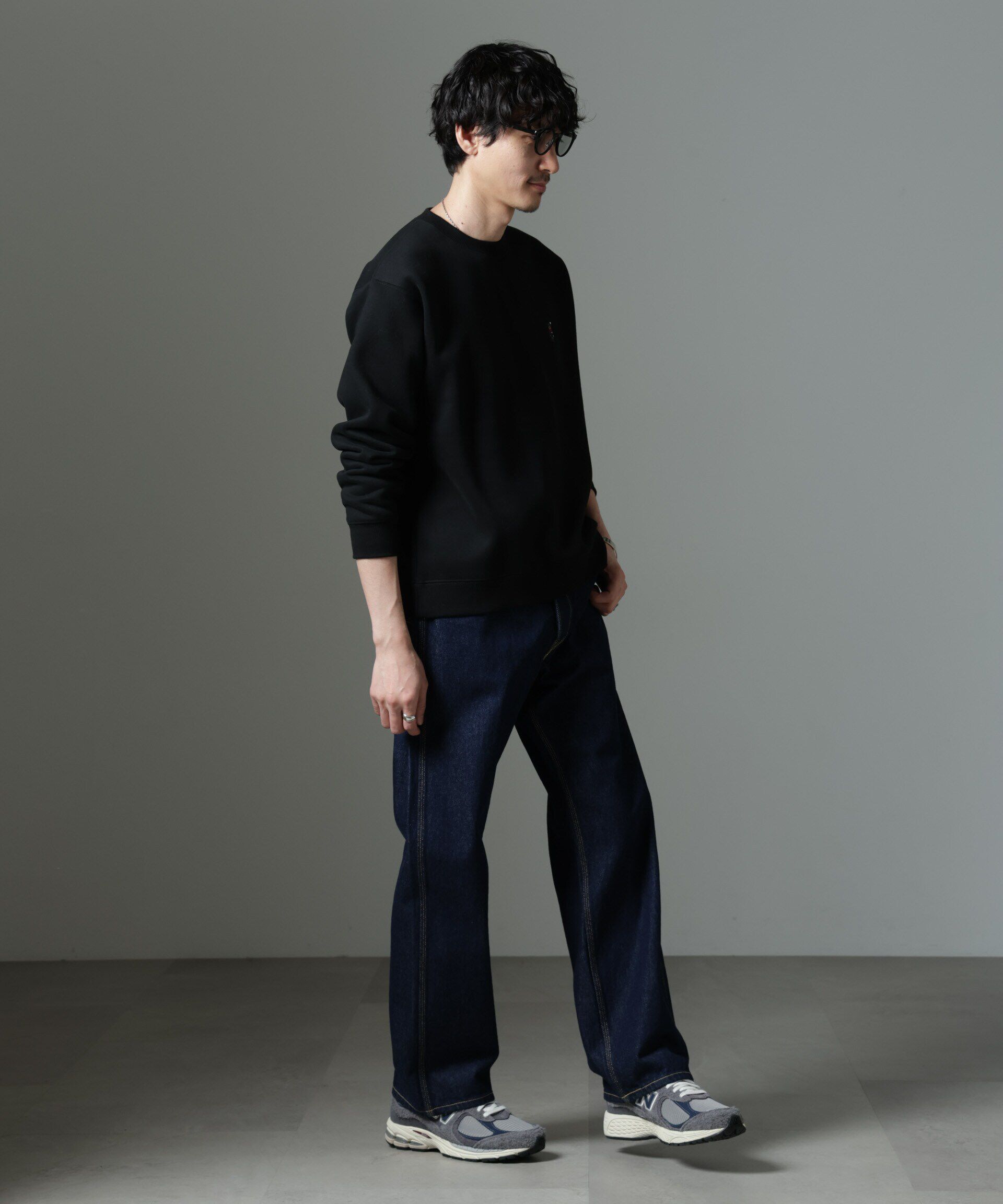 nano･universe「ナノベア 裏起毛スウェット 長袖 2」|Tシャツ・カットソー|