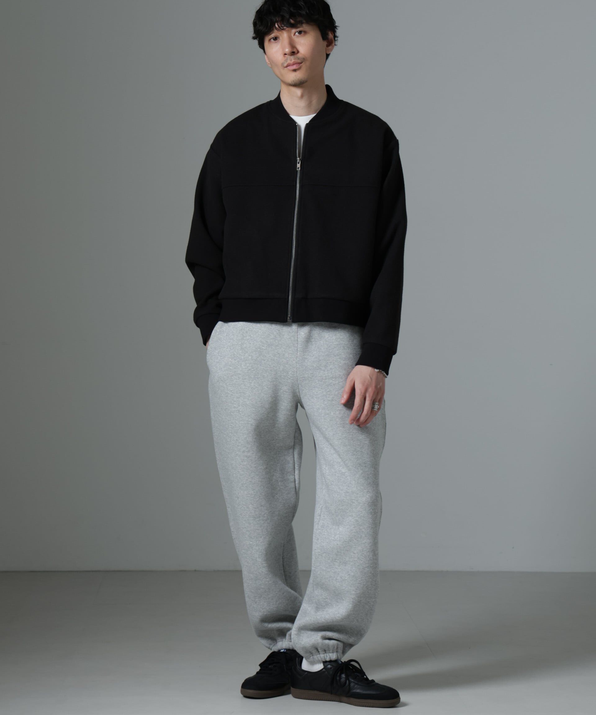 nano･universe「「NJ/CLUB」裏起毛 ジャージートラックパンツ(セットアップ可)」|チノ|