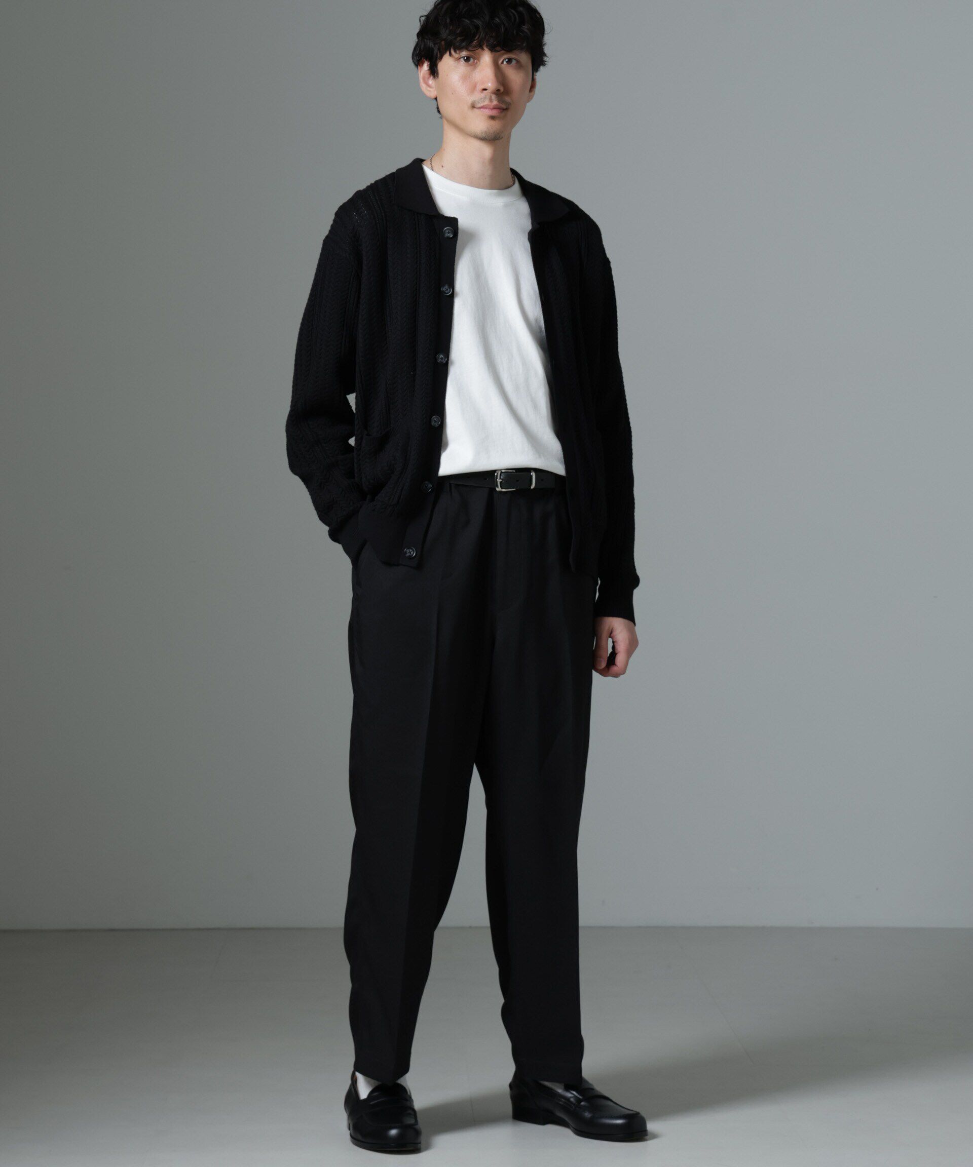 nano･universe「Dickies/別注 ワイドテーパード イージーパンツ」|チノ|