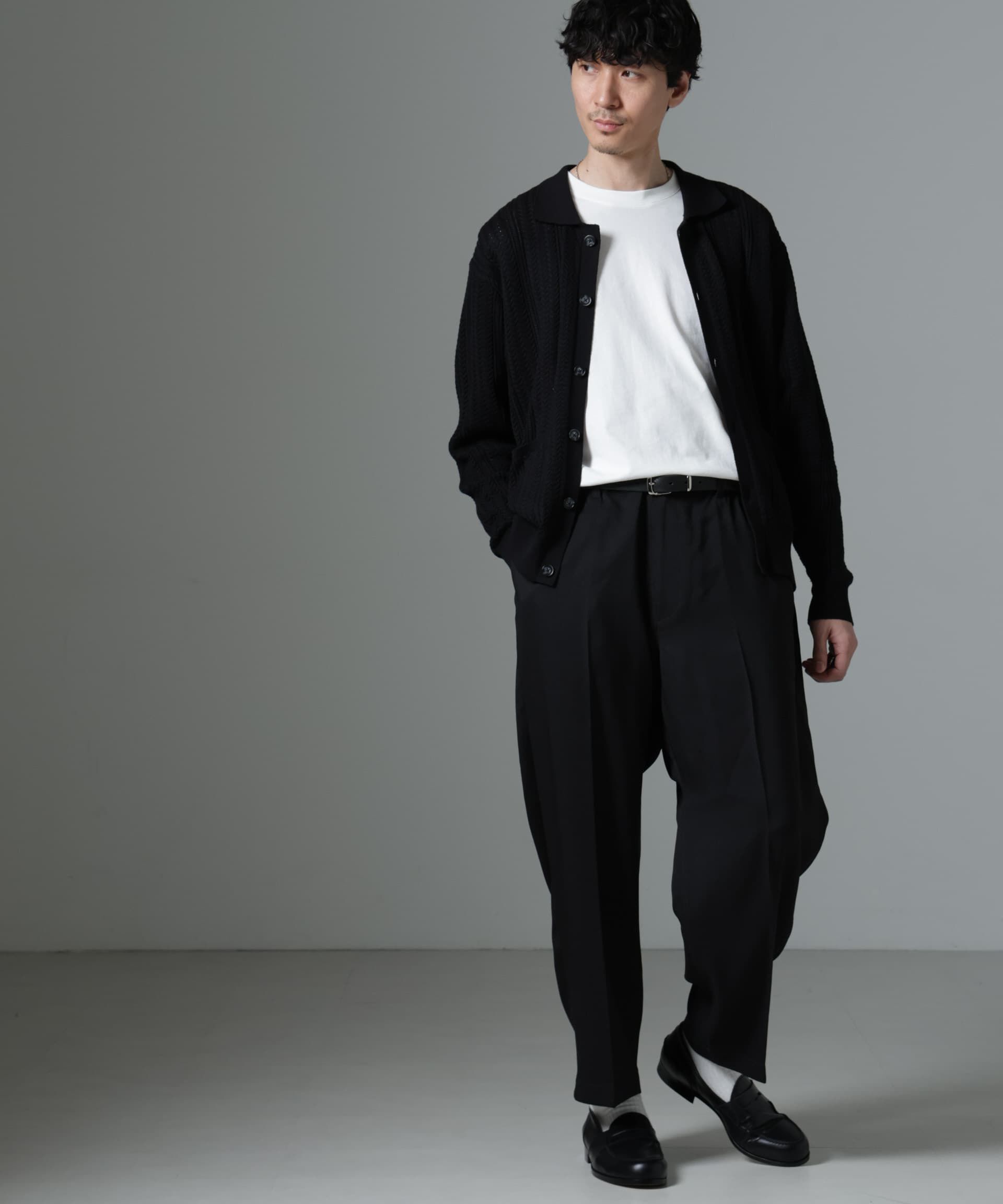 nano･universe「Dickies/別注 ワイドテーパード イージーパンツ」|チノ|