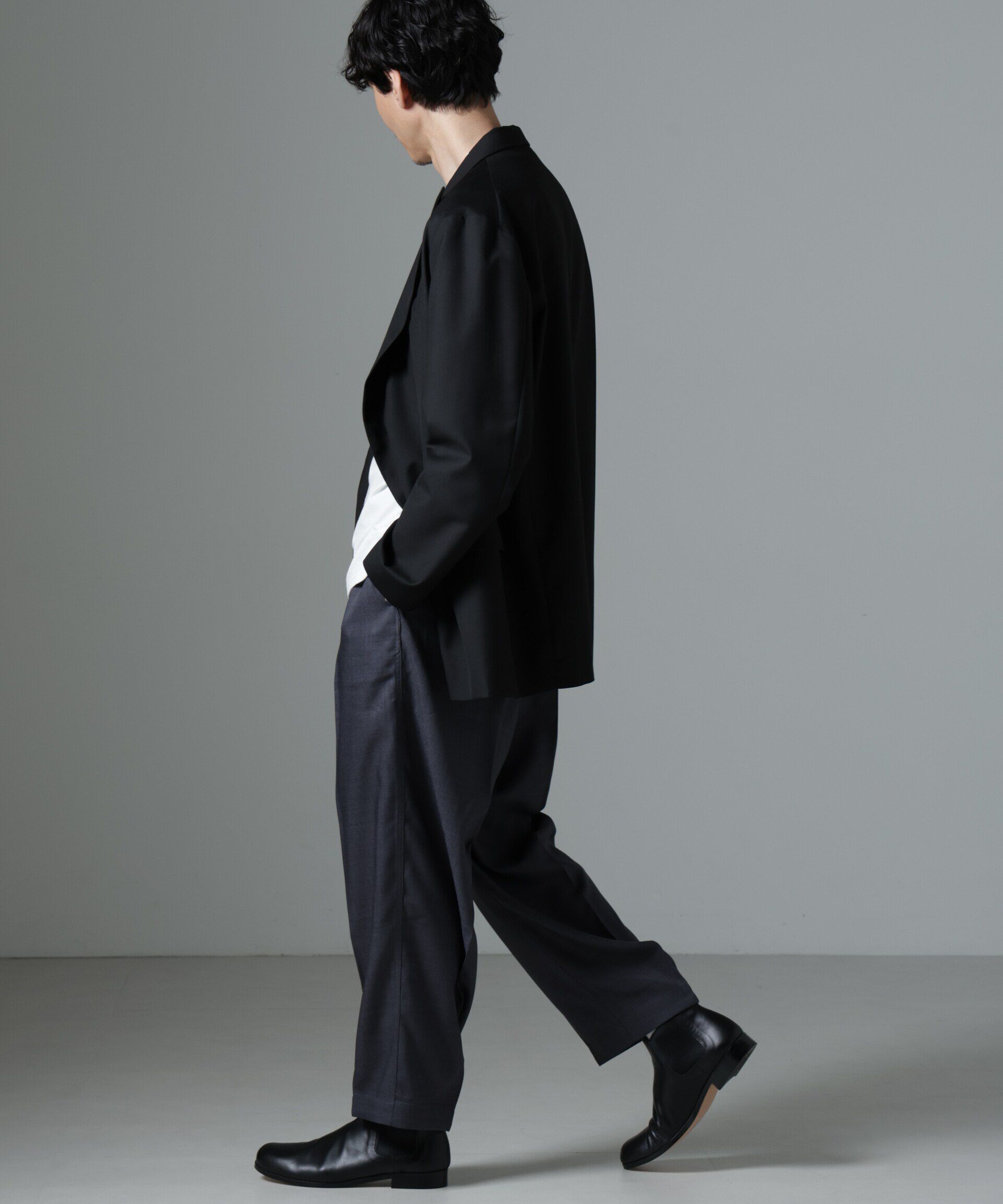 nano･universe「Dickies/別注 ワイドテーパード イージーパンツ」|チノ|