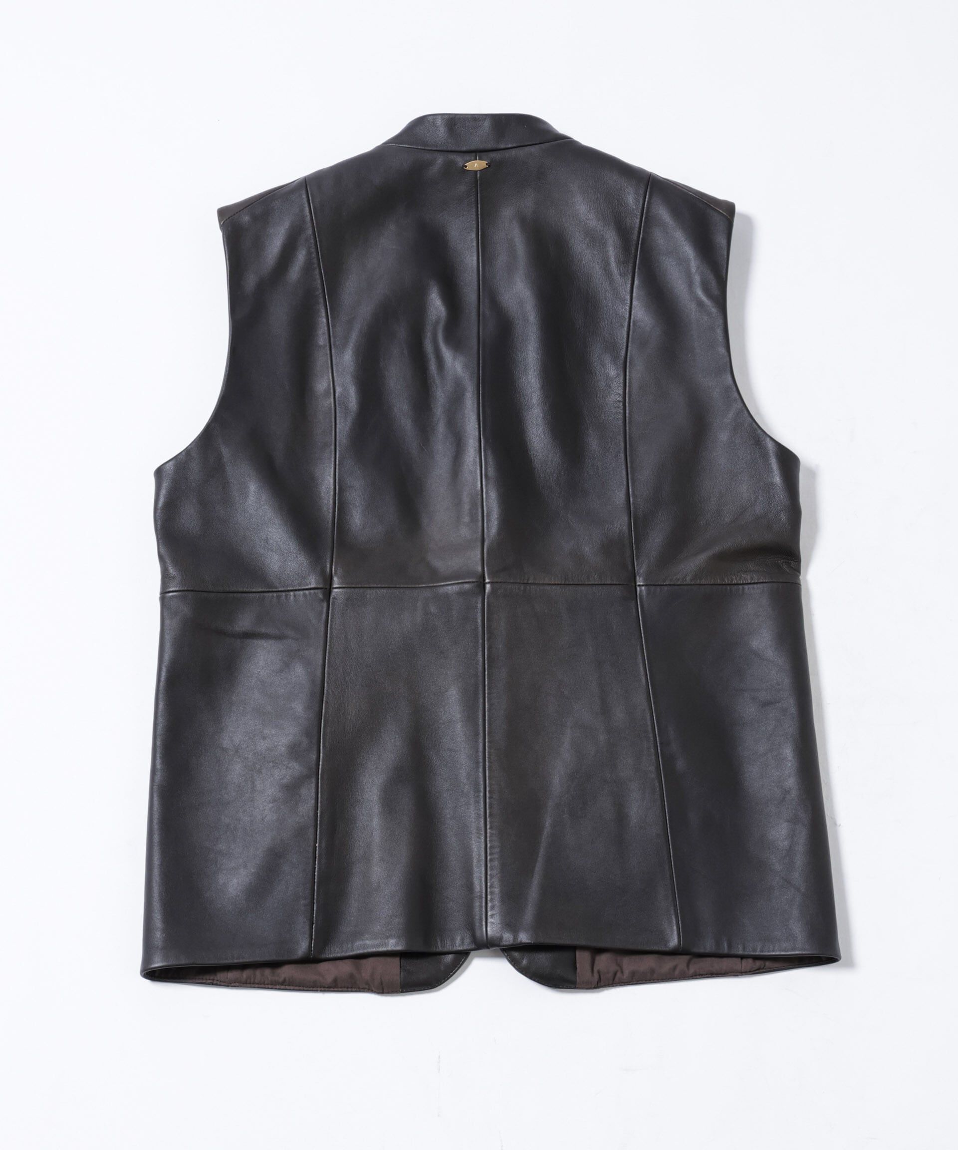 nano･universe「｢ASSEMBLANC｣ラムナッパレザージレ」|テーラードジャケット|