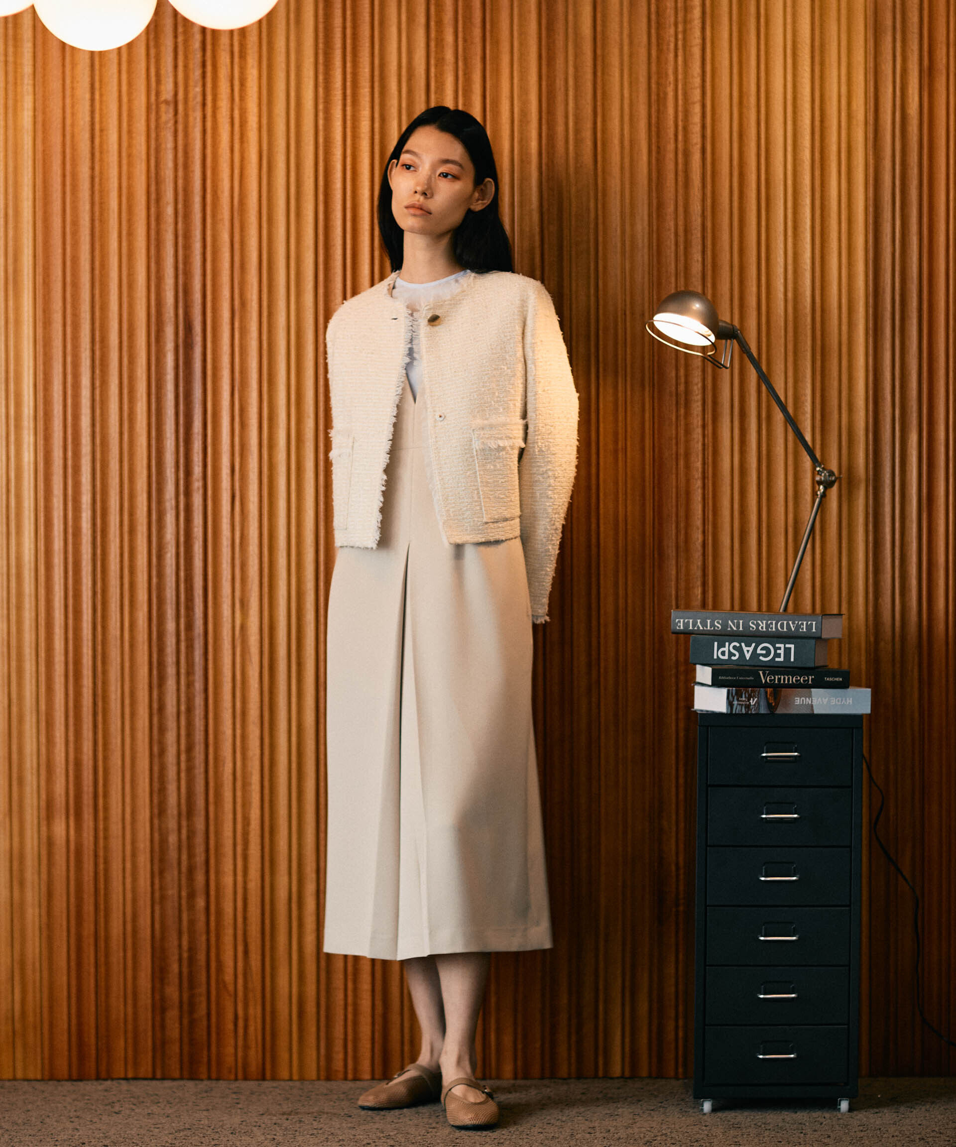 nano･universe「コンパクトツィードジャケット」|テーラードジャケット|