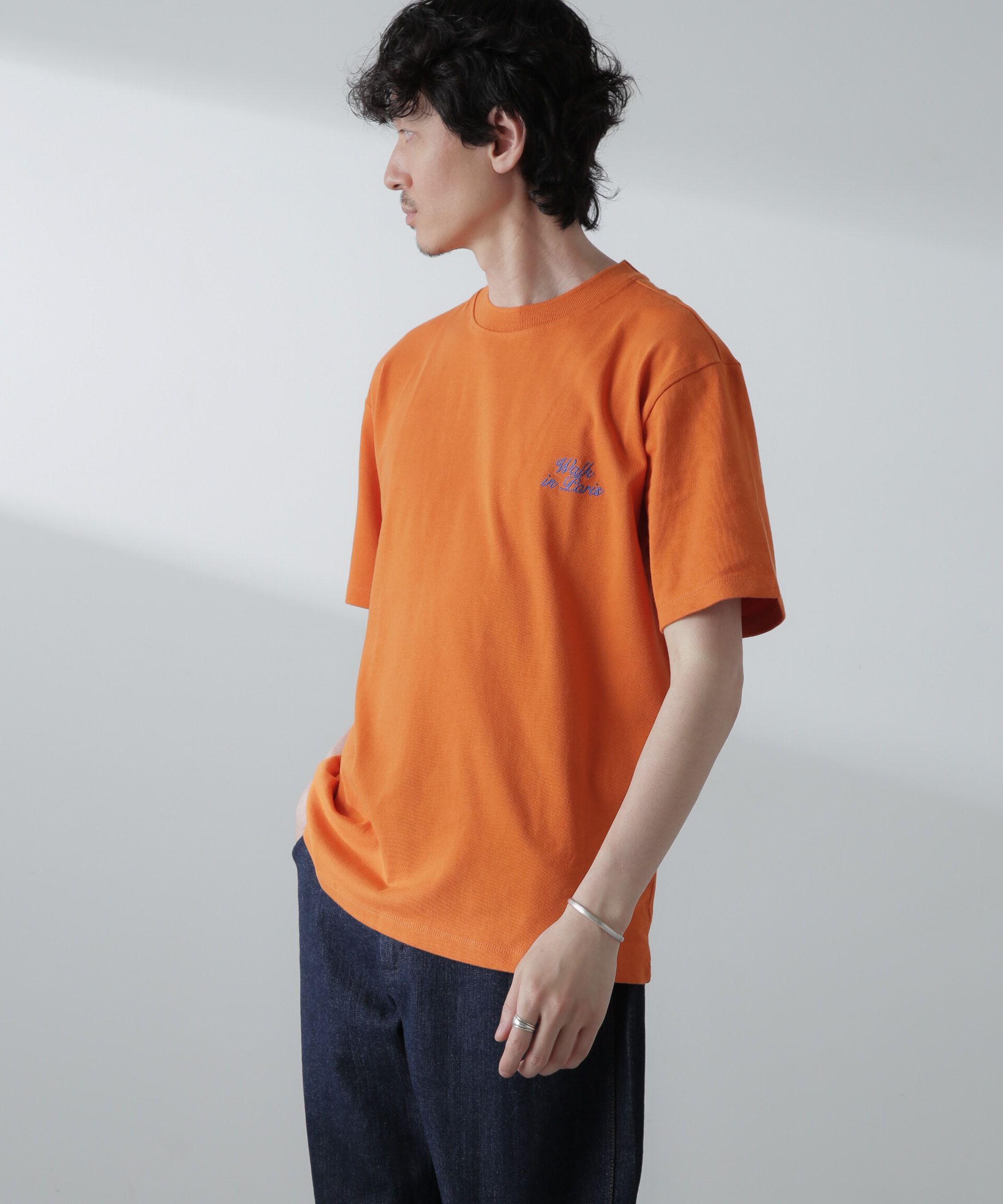 nano･universe「Walk in Paris/Le T-shirt mandarine brode」|Tシャツ・カットソー|