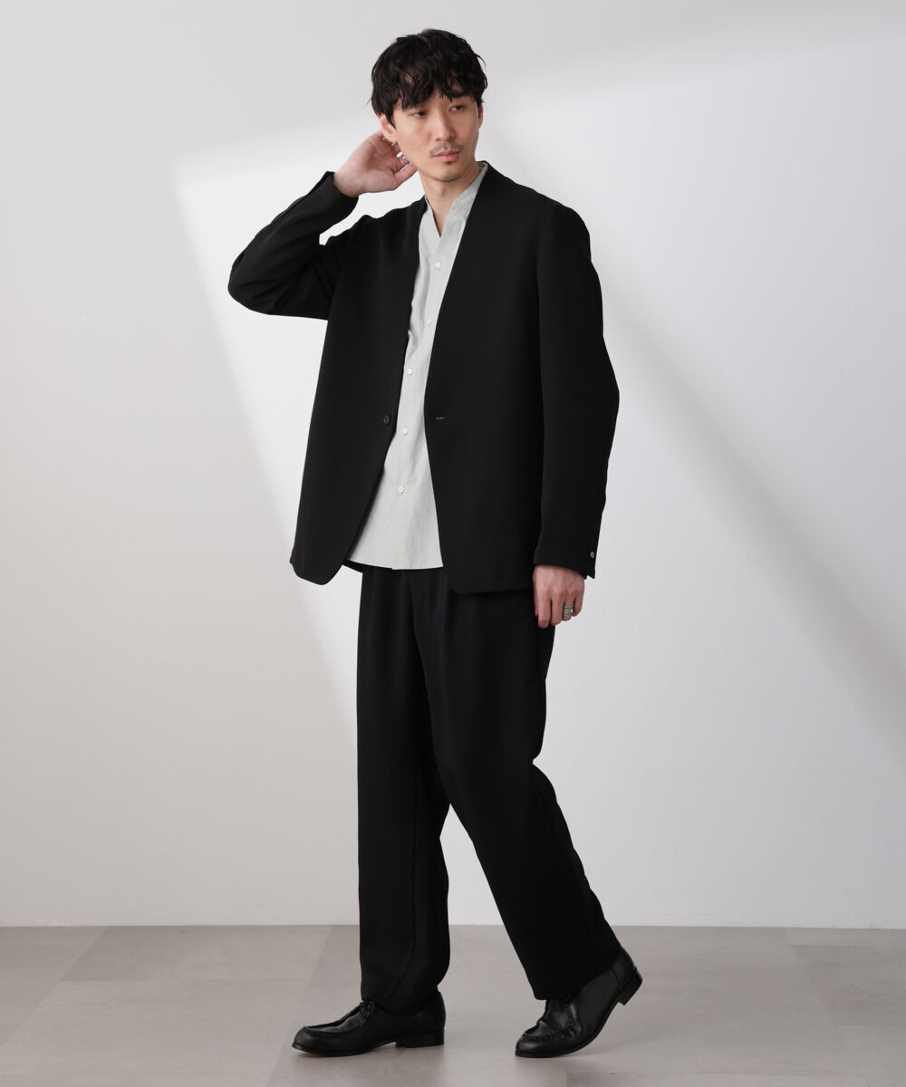 nano･universe「Epoche 1タックイージーパンツ(セットアップ可)」|チノ|