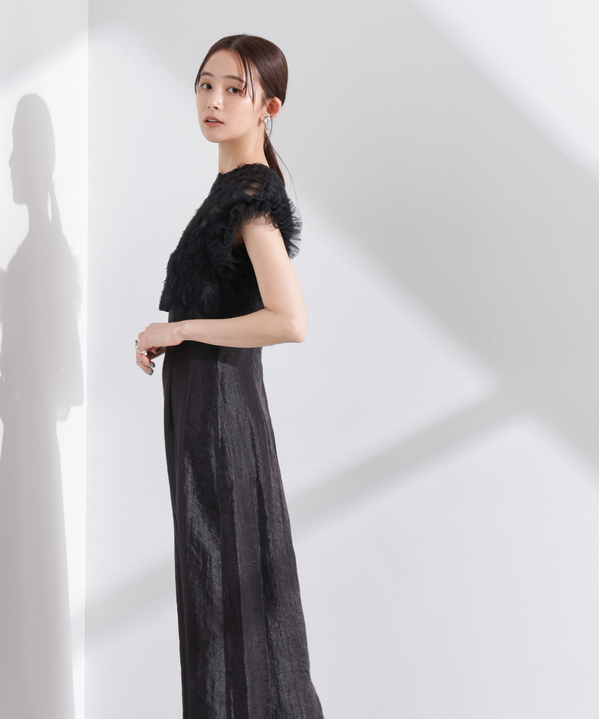 nano･universe「kaene/ボリュームブラウスセットドレス」|ワンピース|