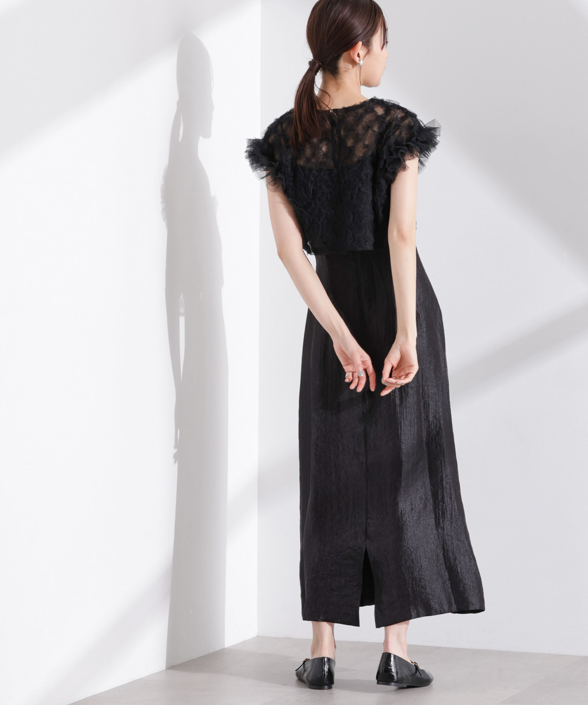 nano･universe「kaene/ボリュームブラウスセットドレス」|ワンピース|