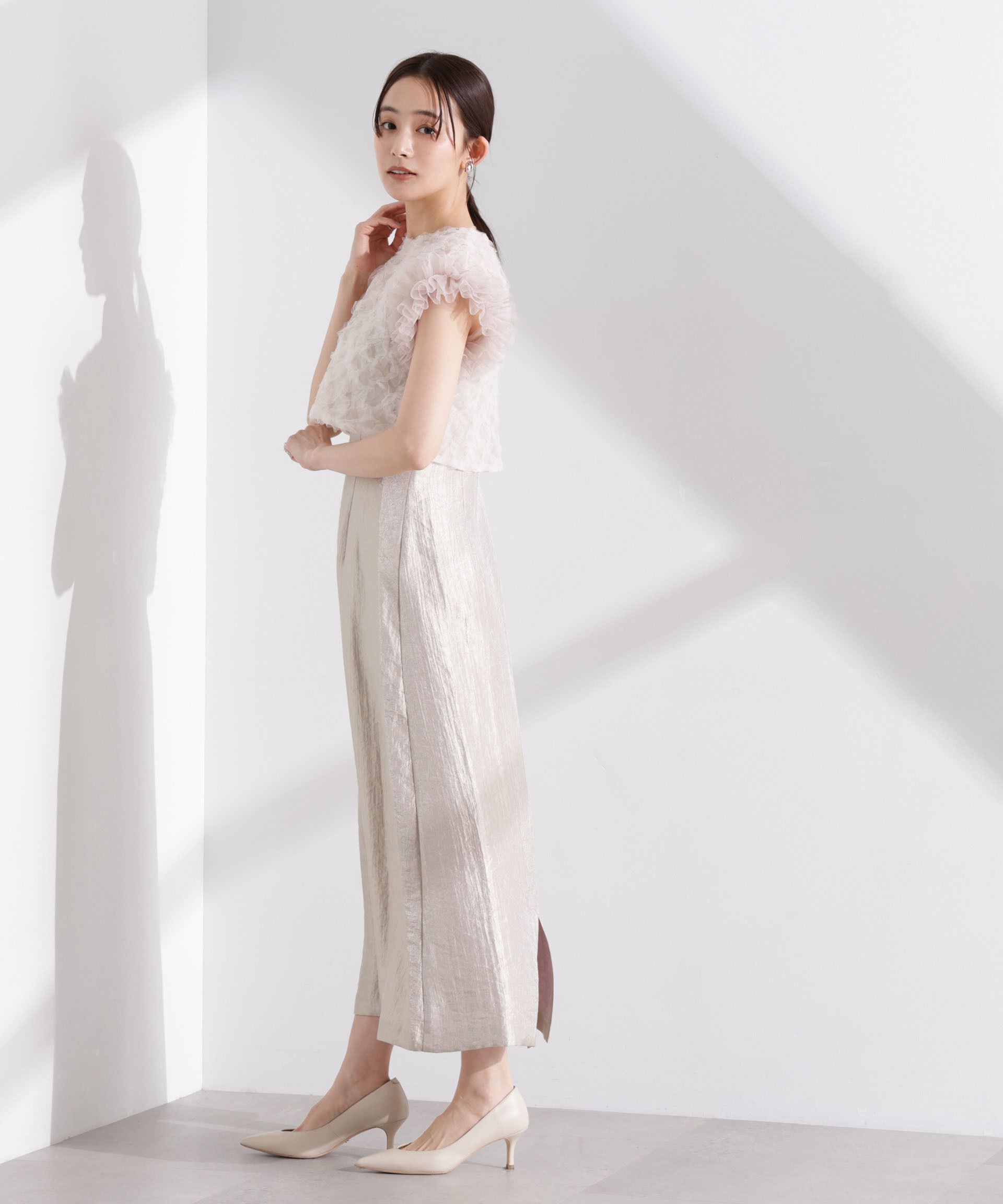 nano･universe「kaene/ボリュームブラウスセットドレス」|ワンピース|