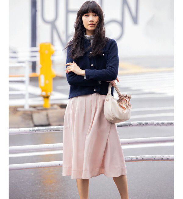 組曲「【洗える・シワになりにくい】カラーボイル シアーフレアスカート」|スカート|