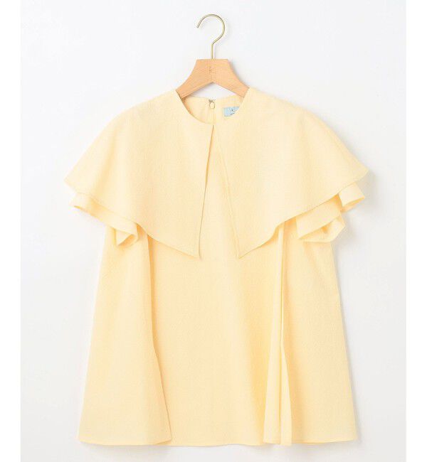 組曲「サッカーストレッチ 襟付きブラウス」|シャツ・ブラウス|