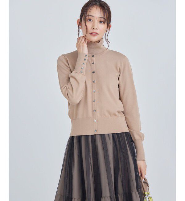 組曲「【6色展開・UVケア】クルーネックモダンカーディガン」|カーディガン|