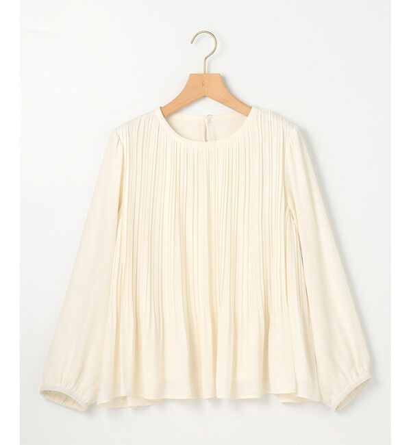 組曲「【WEB限定】ジョーゼットシフォンプリーツ ブラウス」|シャツ・ブラウス|