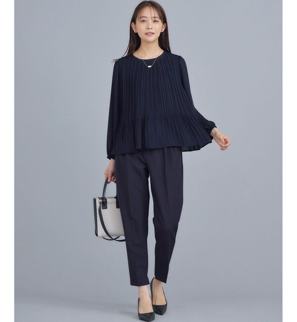 組曲「【WEB限定】ジョーゼットシフォンプリーツ ブラウス」|シャツ・ブラウス|