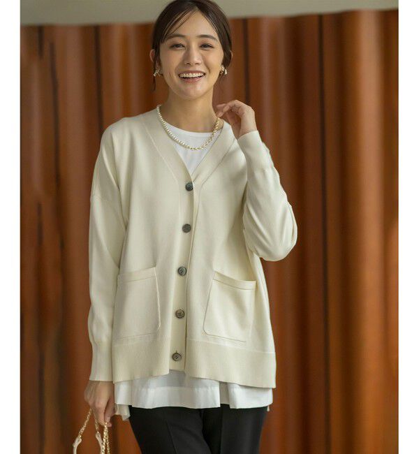 組曲「【WEB限定】ELENAオーバーニットカーディガン」|カーディガン|アイボリー系