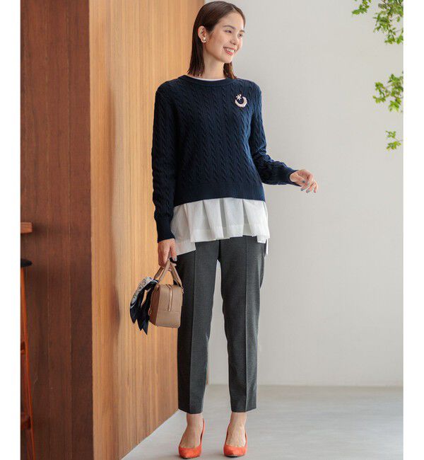 組曲「【WEB限定カラーあり】ウールライクストレッチ イージーパンツ」|その他|