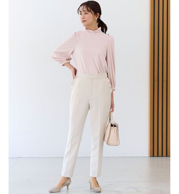 組曲「【KUMIKYOKU NAVY】コンフォータブルドレープ フリルテーパードパンツ」|その他|