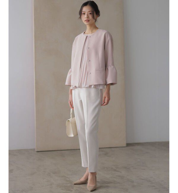 組曲「【KUMIKYOKU NAVY】コンフォータブルドレープ フリルテーパードパンツ」|その他|