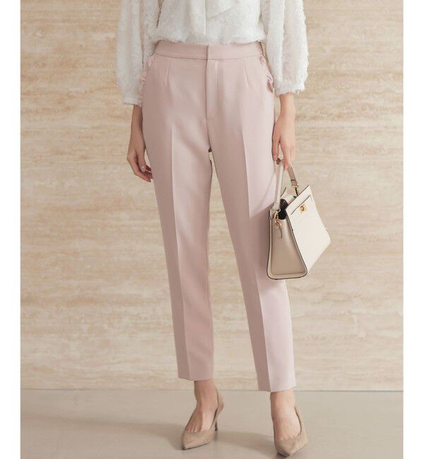 組曲「【KUMIKYOKU NAVY】コンフォータブルドレープ フリルテーパードパンツ」|その他|ｼｬﾝﾊﾟﾝ