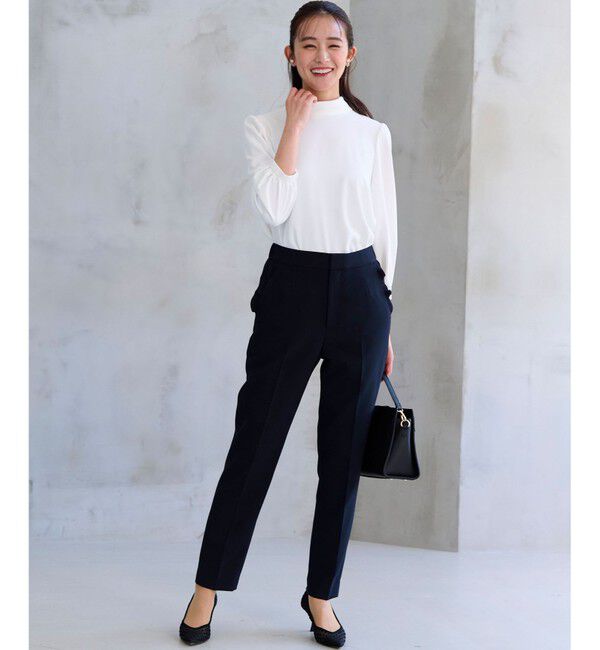 組曲「【KUMIKYOKU NAVY】コンフォータブルドレープ フリルテーパードパンツ」|その他|