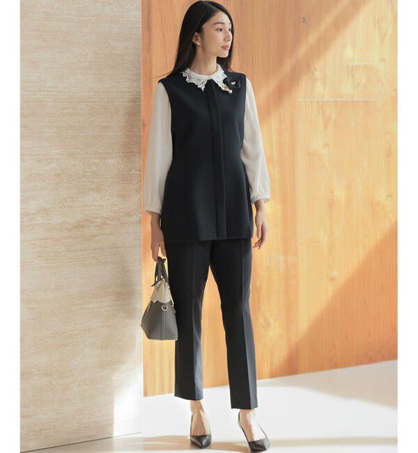 組曲「【KUMIKYOKU NAVY】コンフォータブルドレープ フリルテーパードパンツ」|その他|