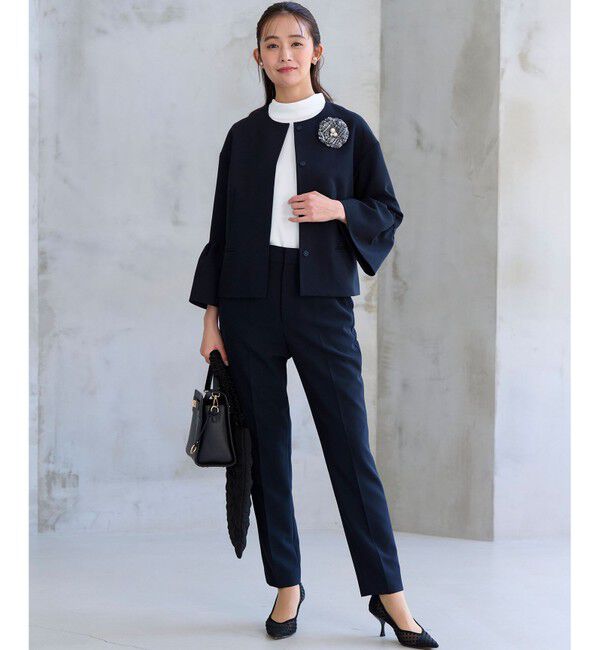 組曲「【KUMIKYOKU NAVY】ジョーゼットシフォン2WAY ボウタイブラウス」|シャツ・ブラウス|