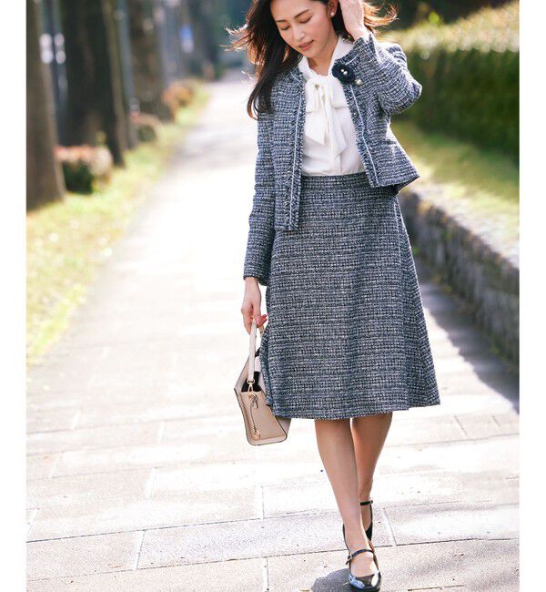 組曲「【KUMIKYOKU NAVY】ジョーゼットシフォン2WAY ボウタイブラウス」|シャツ・ブラウス|